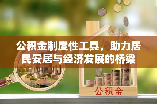 唐河公积金制度性工具，助力居民安居与经济发展的桥梁