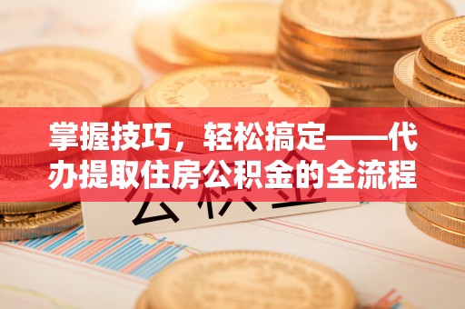 唐河掌握技巧，轻松搞定——代办提取住房公积金的全流程解析