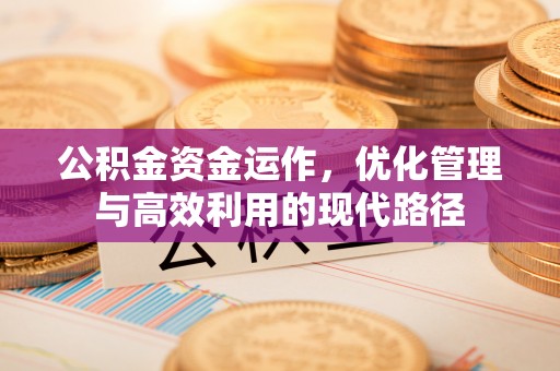 唐河公积金资金运作，优化管理与高效利用的现代路径