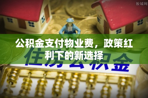 唐河公积金支付物业费，政策红利下的新选择